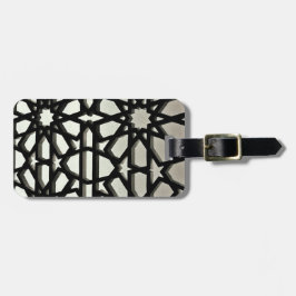 Etiqueta De Bagagem Porta preta do ferro