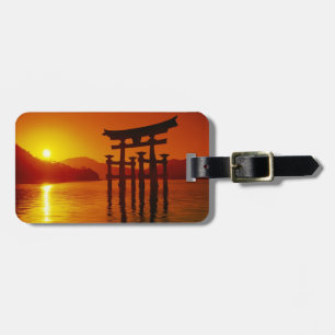 Etiqueta De Bagagem Portão O-Torii, santuário Itsukushima, Miyajima,