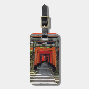 Etiqueta De Bagagem Portas Torii - Quioto, Japão, Ásia
