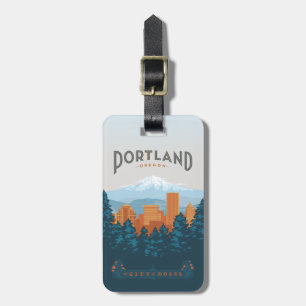 Etiqueta De Bagagem Portland, OU