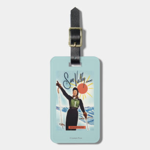 Etiqueta De Bagagem Poster da propaganda de Gretchen Fraser