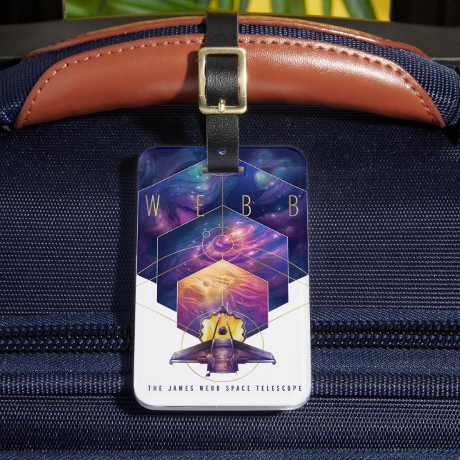 Etiqueta De Bagagem Poster do Telescópio Espacial James Webb. (Frente Insitu 2)
