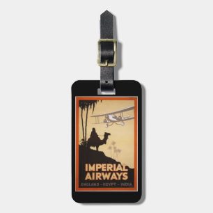 ETIQUETA DE BAGAGEM POSTERS DAS VIAGENS VINTAGE -