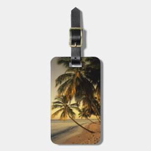 Etiqueta De Bagagem Praia ao pôr do sol, Trinidad
