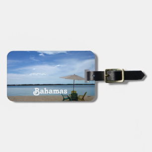 Etiqueta De Bagagem Praia de Bahama
