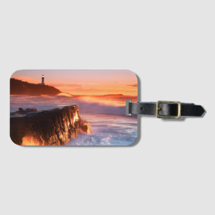 Etiqueta De Bagagem Praia principal dos soldados do farol de Norah,
