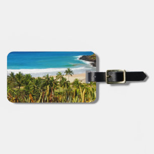 Etiqueta De Bagagem Praia Tropical