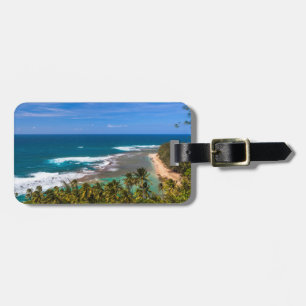 Etiqueta De Bagagem Praia Tunnels vista da Trilha Kalalau