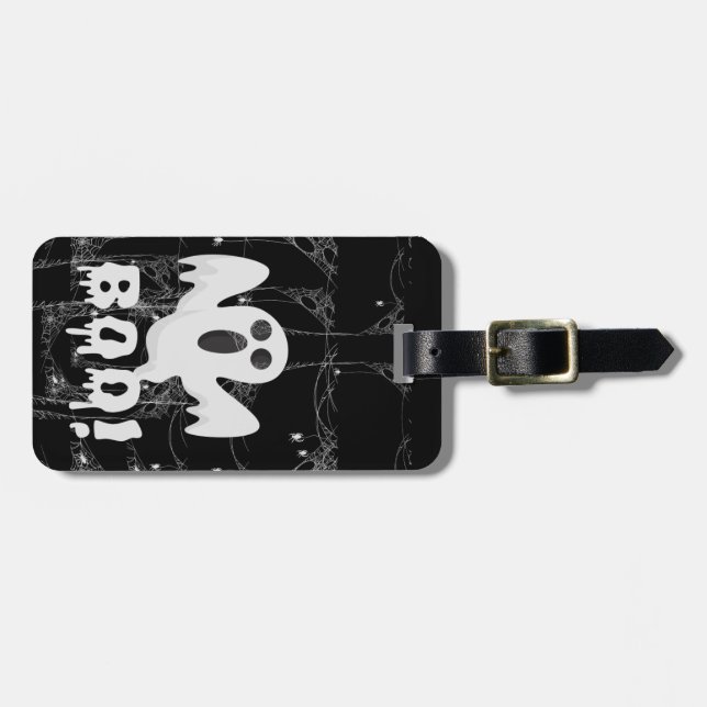 Etiqueta De Bagagem Precinta de bagagem de couro (Frente Horizontal)