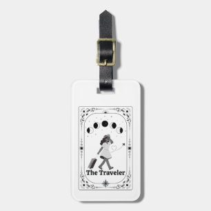 Etiqueta De Bagagem Presente de Cartão de Tarot Viajante Astrologia Si
