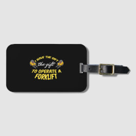 Etiqueta De Bagagem Presente de empilhadeira