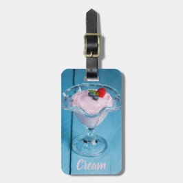 Etiqueta De Bagagem Presente de framboesa com hortelã e fruta