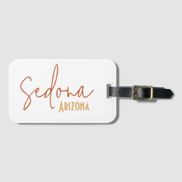Etiqueta De Bagagem Presente de Viagem Lembrança Sedona Arizona