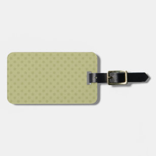 Etiqueta De Bagagem Presente de Zazzle do fundo das bolinhas do verde