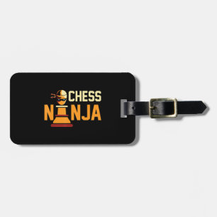 Etiqueta De Bagagem Presente legal Chess Ninja Chess