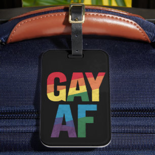 Etiqueta De Bagagem Presente Orgulho LGBT Orgulho AF Mês do Orgulho