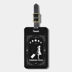 Etiqueta De Bagagem Presente Personalizado de Tarot de Viagem Mágico D