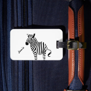Etiqueta De Bagagem Presentes dos amantes da zebra
