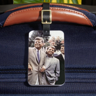 Etiqueta De Bagagem Presidente americano John Kennedy & Robert & Ted
