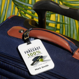 Etiqueta De Bagagem Previsão Diária de Pickleball