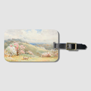 Etiqueta De Bagagem Primavera de Vintage por Joseph Rubens Powell