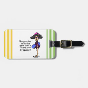 Etiqueta De Bagagem Problema com a Piscina de Gene