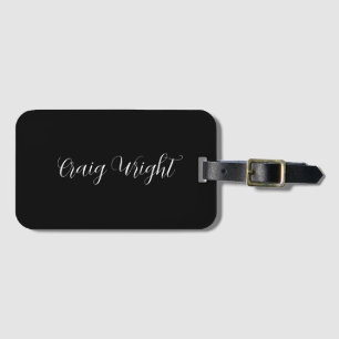 Etiqueta De Bagagem Professional Minimalist Add Name Personalized
