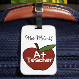 Etiqueta De Bagagem Professor A+ Personalizado