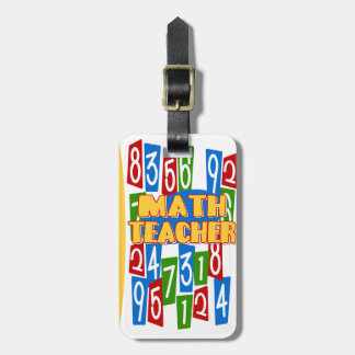 Etiqueta De Bagagem Professor de Matemática
