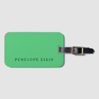 Profissional Clássico Único Verde de Paris