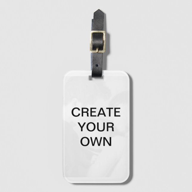 Etiqueta De Bagagem Projete sua própria transferência de arquivo pela (Frente Vertical)