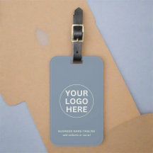 Promocional de logotipo comercial azul limpo