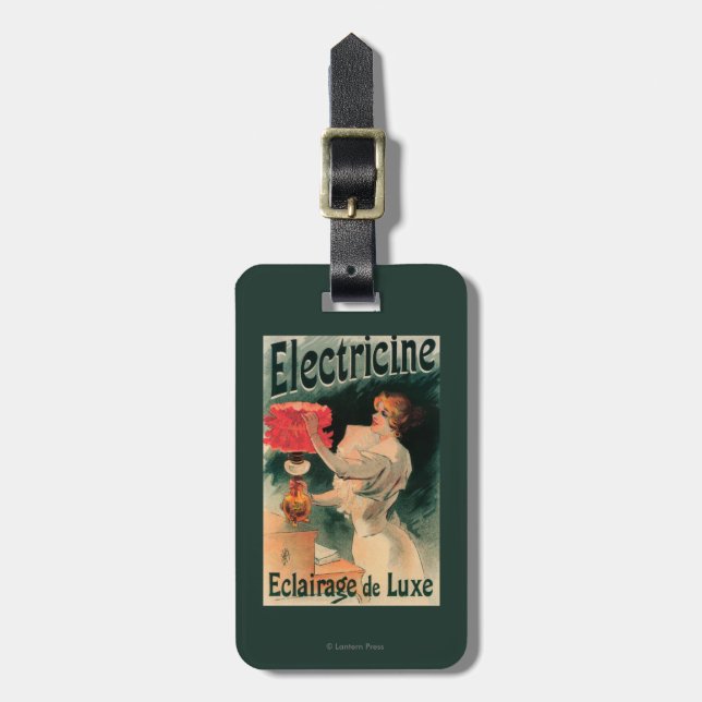 Etiqueta De Bagagem Promocional PosterFrance de Electricine (Frente Vertical)