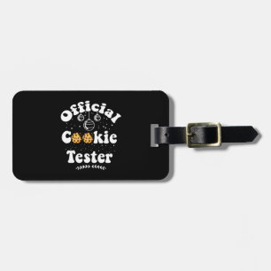 Etiqueta De Bagagem Provador Oficial de Cookies Amantes de Cookies Nat