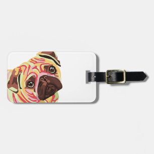 Etiqueta De Bagagem Pug