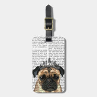 Pug Com Tiara