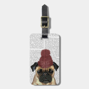 Etiqueta De Bagagem Pug Snug