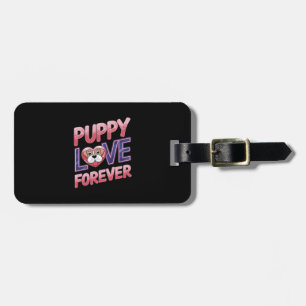 Etiqueta De Bagagem Puppy Love Forever Dog