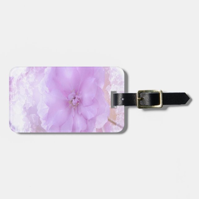 Etiqueta De Bagagem Purple Pansy (Frente Horizontal)