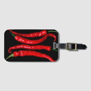 Etiqueta De Bagagem Quatro Cartão de visita Red Chilies Ltcn