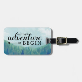 Etiqueta De Bagagem Que Comece A Aventura