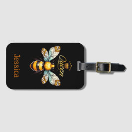 Etiqueta De Bagagem Queen Bee Vintage Personalized