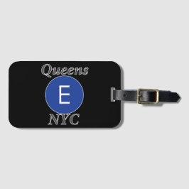 Etiqueta De Bagagem Queens NYC E Train