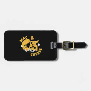 Etiqueta De Bagagem Queijo Mac & Queijo Engraçado Ideia de Presente