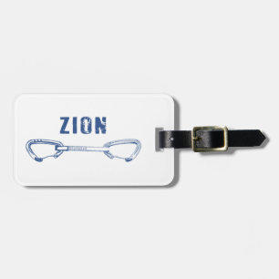 Etiqueta De Bagagem Quickdraw de escalada em Zion