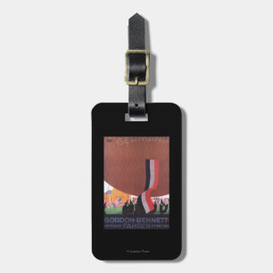 Etiqueta De Bagagem Raça do balão de ar quente de Gordon Bennett