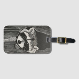 Etiqueta De Bagagem Raccoon luggage tag