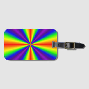 Etiqueta De Bagagem Rainbow Cross
