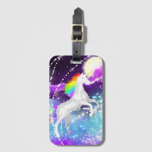 Etiqueta De Bagagem Rainbow Unicorn