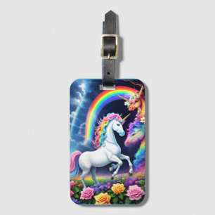Etiqueta De Bagagem Rainbow Unicorn One